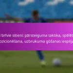 Kombinētā spēle: Viena-divas, kustību modeļi, vārtu gūšana