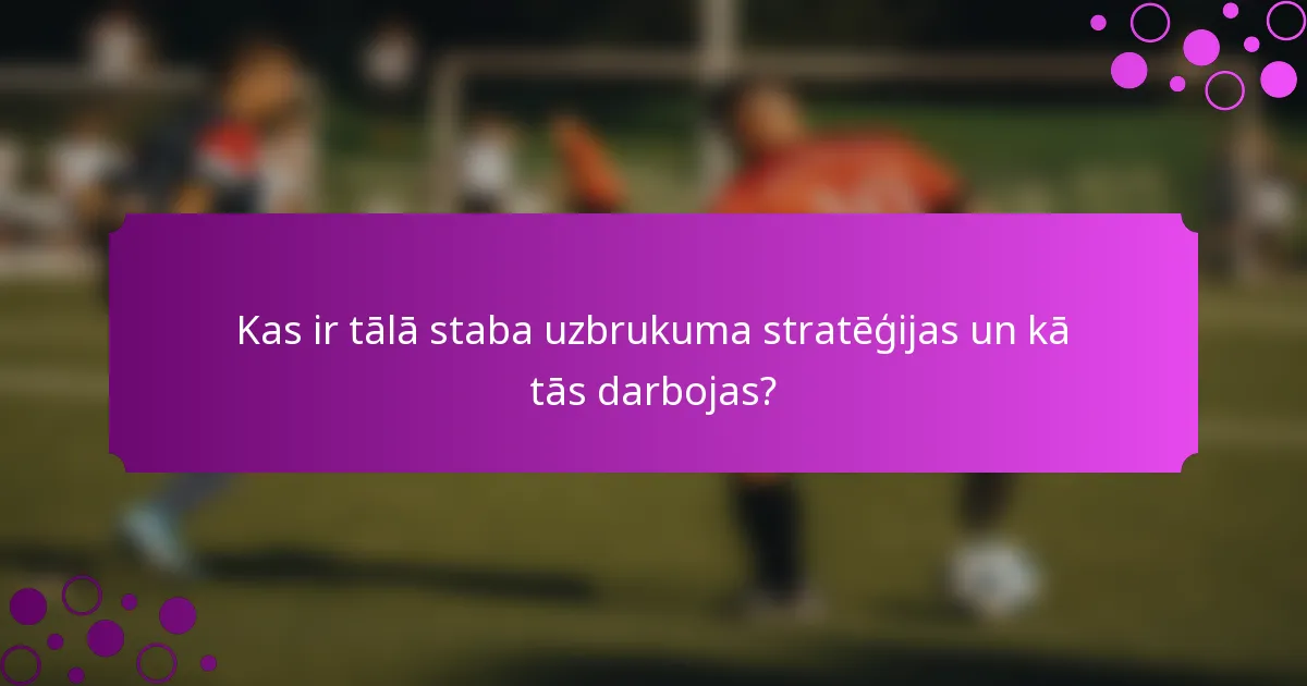 Kas ir tālā staba uzbrukuma stratēģijas un kā tās darbojas?